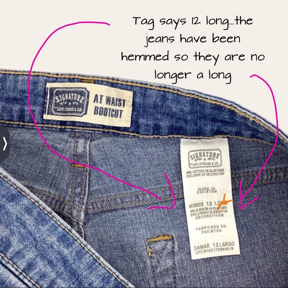 LEVIS SIGNATURE AT WAIST BOOTCUT JEANS - Picture 10 of 13